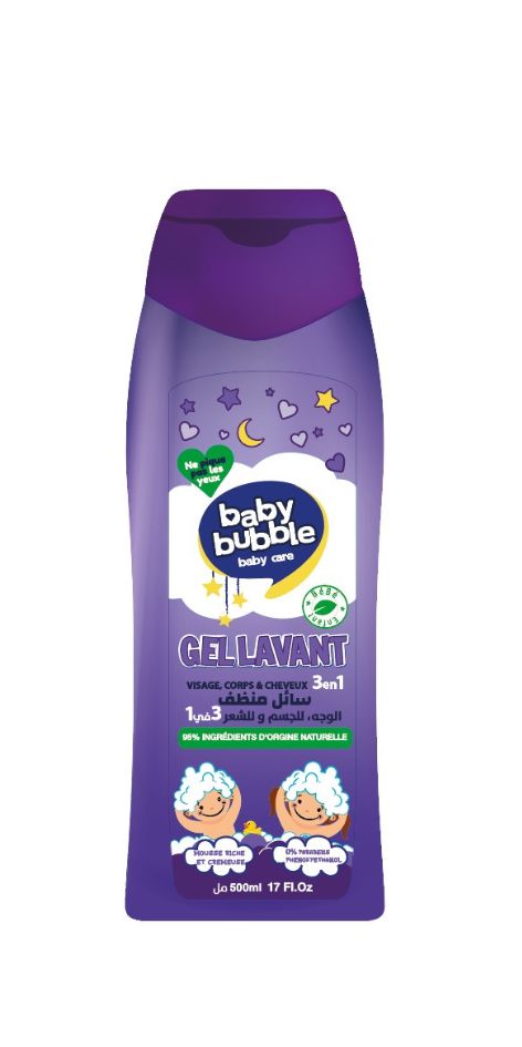 GEL LAVANT 3EN1 BABY BUBBLE Tunisie